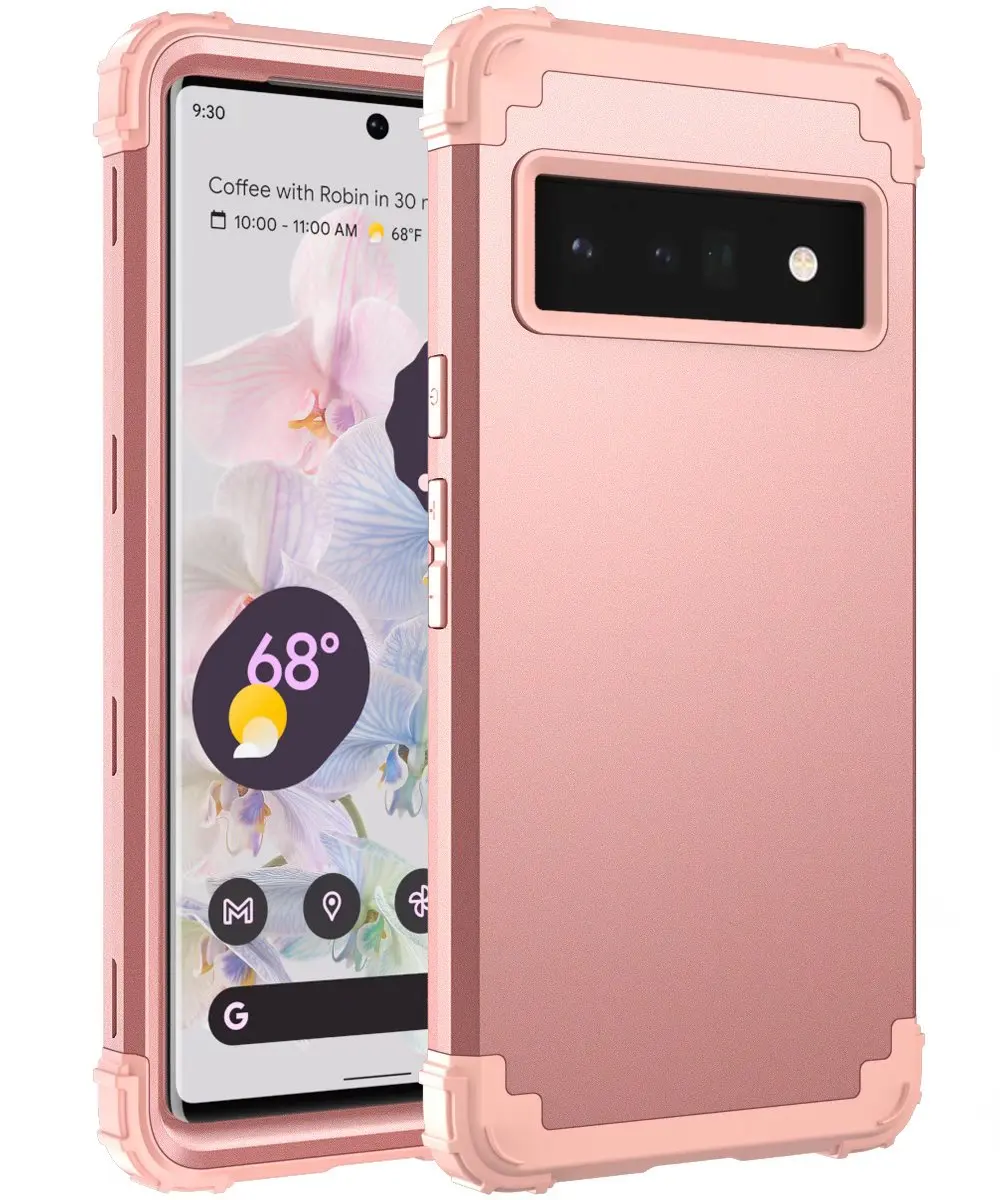 

360 Full Hybrid Armor Phone Case For Google Pixel 6 Pro Coque PC Silicone Anti-knock Protective Cover For Pixel6 Shockproof Case