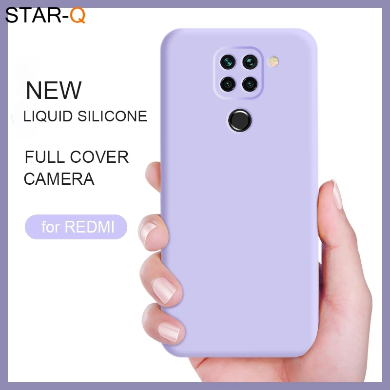 full cover liquid silicone phone case for xiaomi redmi note 9s 9 pro s max 9t original soft back cover on redmi note9 pro free global shipping
