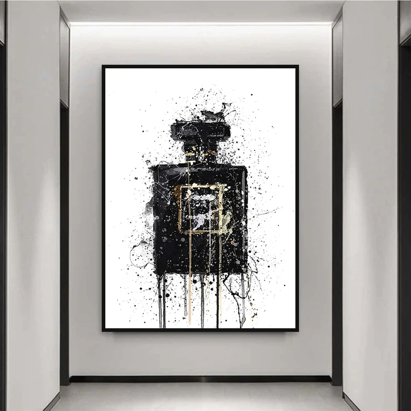

Abstract Perfume Bottle Vogue Poster Modern Wall Art Picture HD Prints Canvas Painting For Living Room Nordic Home Decor Artwork