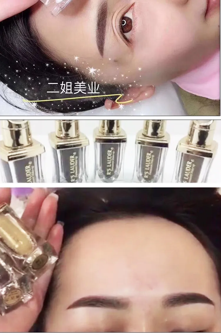 Полуперманентный макияж Pure Plant 15 мл подводка для глаз бровей губ цветные чернила