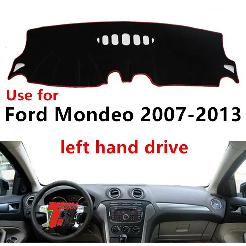 

Коврик Taijs из синтетического волокна для приборной панели с левым рулем и защитой от УФ-лучей для Ford Mondeo/Fusion 2008 2009 2010 2011 2012 2013