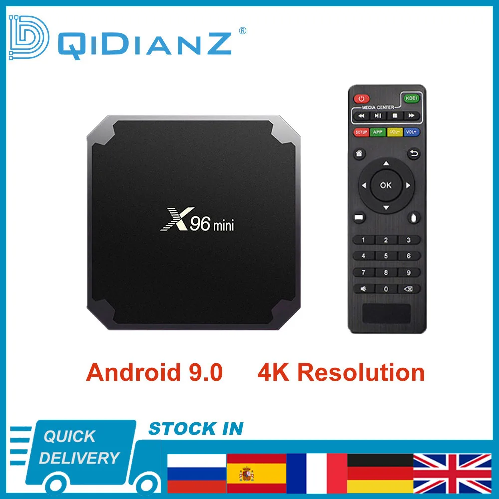 ТВ приставка X96mini Android 9 0 4K 1080P 4 ядра Amlogic S905W 2 ГГц Wi Fi|ТВ-приставки и медиаплееры| |