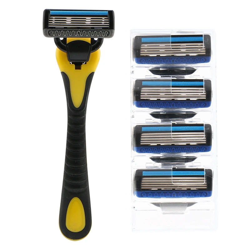 HAWARD новинка Мужская 5 слойная ручная бритва высокое качество лезвие 1 ручка и