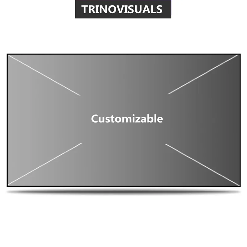 Trinovisuals 16:9 HDTV 4K/8K Ultra HDR 3D светодиодный светильник отклоняющий нанократный экран с