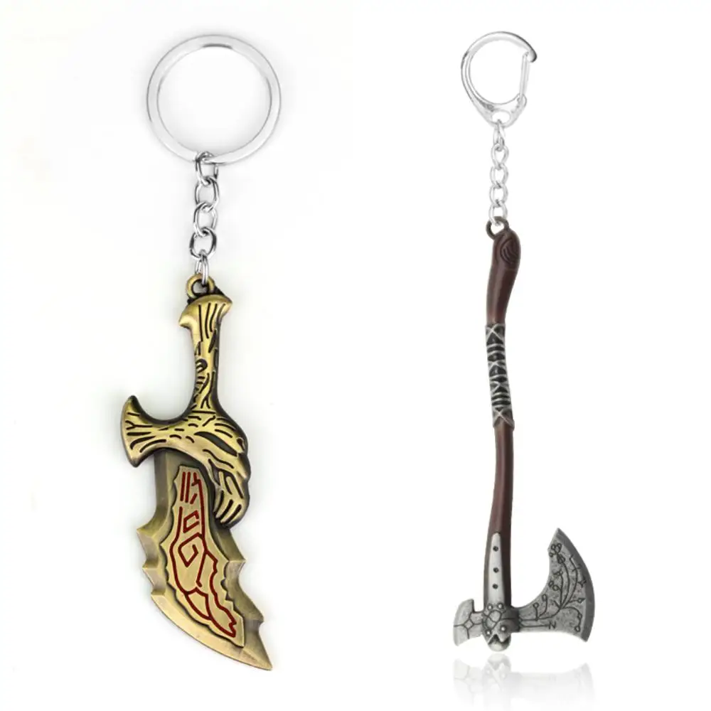 Горячая игра Бог войны 4 Кратос меч Левиафан в форме топора брелок подвеска