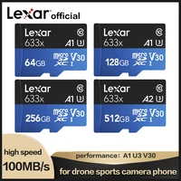 lexar micro sd card 16gb 32gb 64gb 128gb 256gb 95mbs 512gb sdxcsdhc flash memory card micro sd for goprodjinintendo switch
