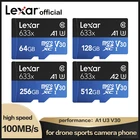 Карта micro sd Lexar 16 ГБ 32 ГБ 64 Гб 128 ГБ 256 ГБ 95 МБс. 512 ГБ SDXCSDHC карта флэш-памяти micro sd для GoproDJINintendo switch