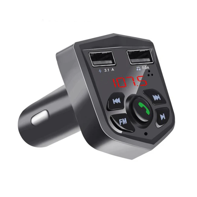 

FM Transmitter Wireless Bluetooth Car MP3 Radio Adapter Car Handsfree 2 USB Charger FM Modulator 3.1A Fast Charge Car Accessory