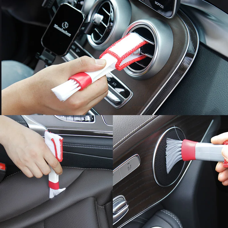 

Auto Car Accessories Car Cleaning Detailing Microfiber Brushes Car-styling Keyboard Computer Clean Tools Window Blinds Cleaner