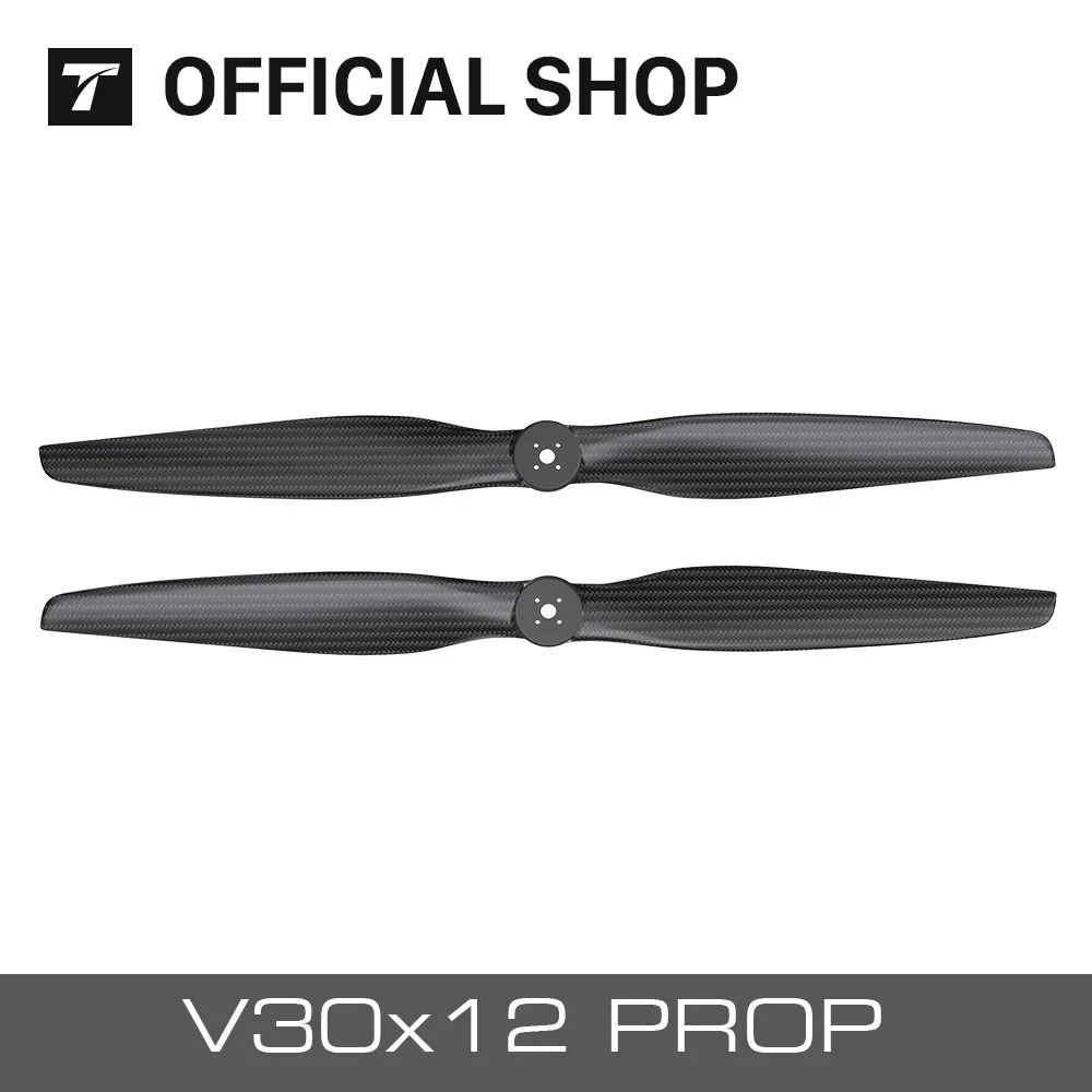 T-motor V30 * 12 Prop V18x7.2 V22x7.4 V26x8.7 V30x12 V32x12.8 V34x13.6 V40x16 дюймовый Пропеллер из углеродного волокна для самолета Vtol