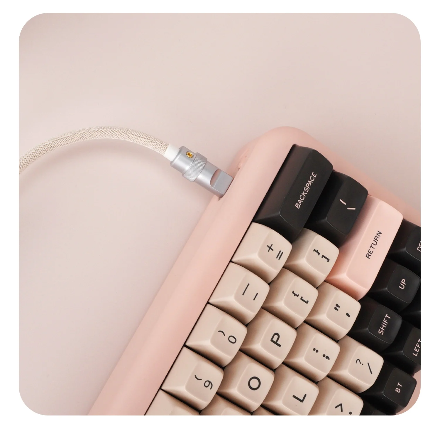 Механическая клавиатура ручной работы GeekCable с кабелем для передачи данных GMK тема