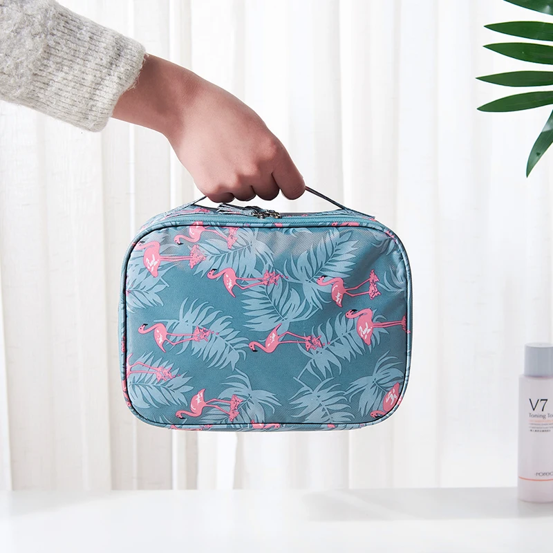 Large Storage Bag Reclosable Portable Slider Pink Ziplock Bags Travel Cosmetic Organizer Pockets Phone Charger Baggies OO50SN | Дом и сад