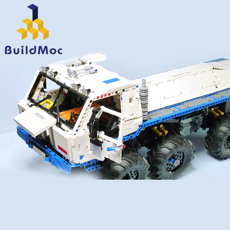BulidMOC Tatra T813 8x8 PROFA инженерный автомобиль трактор игрушка самосвал Модель классическая игрушка автомобиль детские игрушки инженерный автомобиль