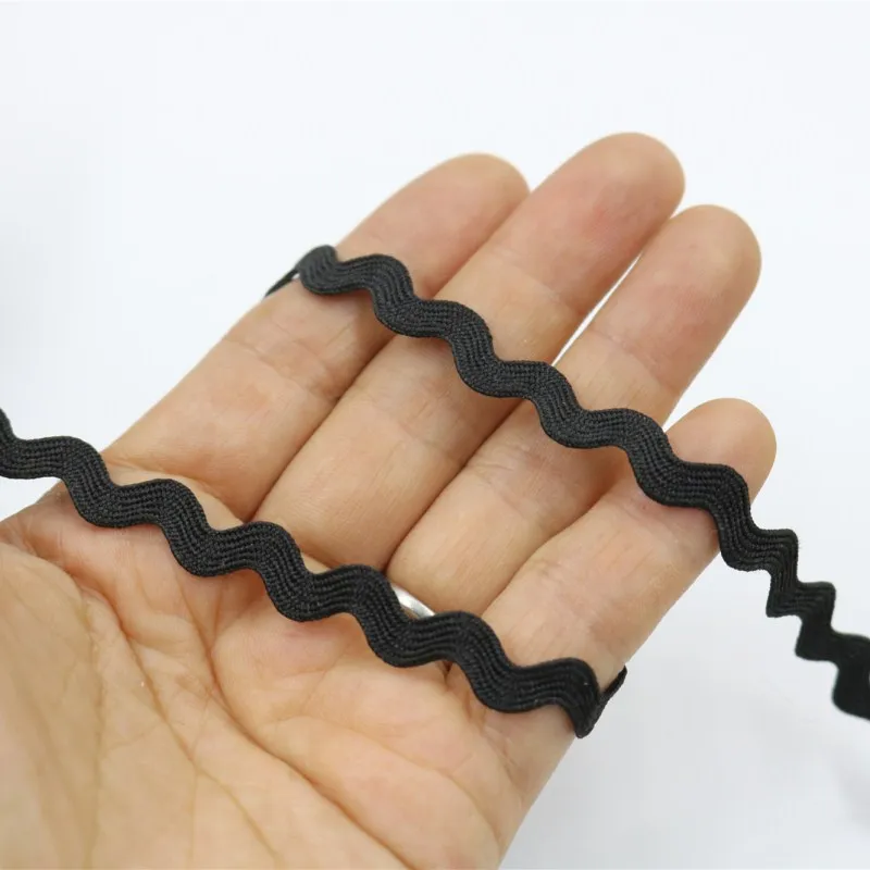 1 ярд новейшая кружевная ткань аппликация 0 5 см черный кружевной материал гипюр