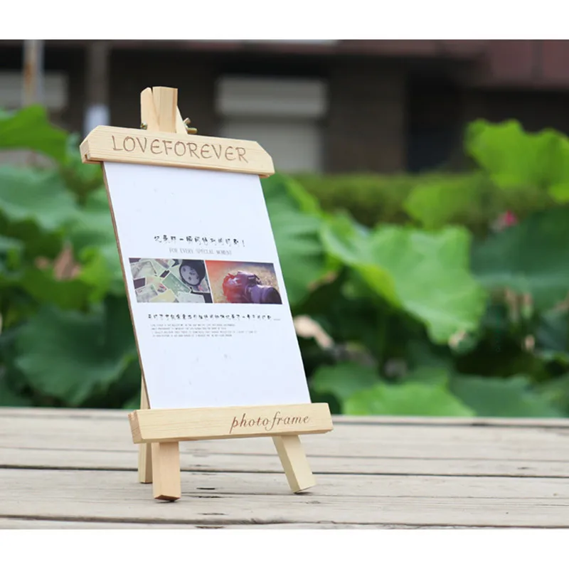 Фоторамка из массива дерева маятник простой мольберт дизайн фотостудия