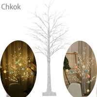 indoor viewing glowing white tree holiday lights home decor led birch tree lights easter christmas night decoration lighting