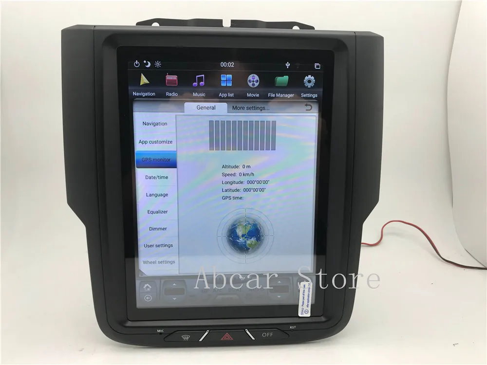10,4 ''Tesla стиль Android 8,1 автомобильный dvd-плеер gps навигация для Dodge ram 1500- стерео CARPLAY HDMI радио авто ips PX6