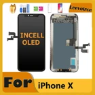 Жесткий Мягкий ЖК-экран GX для iPhone X, сменный дигитайзер AMOLED в сборе, GX, мягкий дисплей для iPhone X JK RJ ZY INCELL