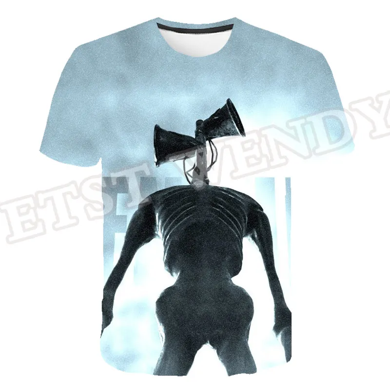 

NEW Children Siren Head 3D Print t-shirt Boys Girls Summer Short Sleeve t shirt Casual Cool Streetwear Kids T-shirt Hot Tops