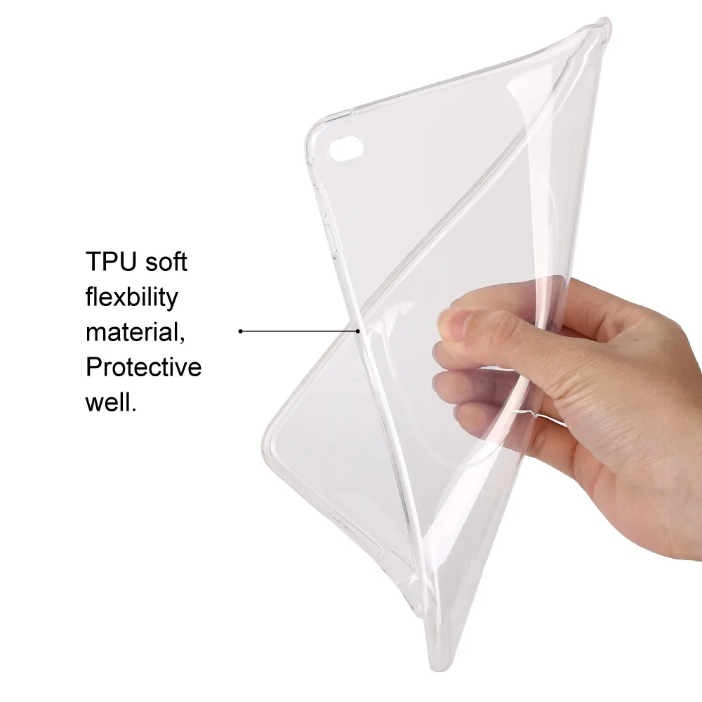 Яркий прозрачный ТПУ Тонкий чехол для iPad Pro 11 9 7 2017 2018 с прозрачной гелевой защитой