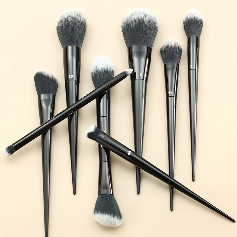 

KVD 11Pcs Makeup Brushes Set Foundation Powder Blush Eye Shadow Blending Cosmetic Concealer Beauty Make Up Brush Tools With Box