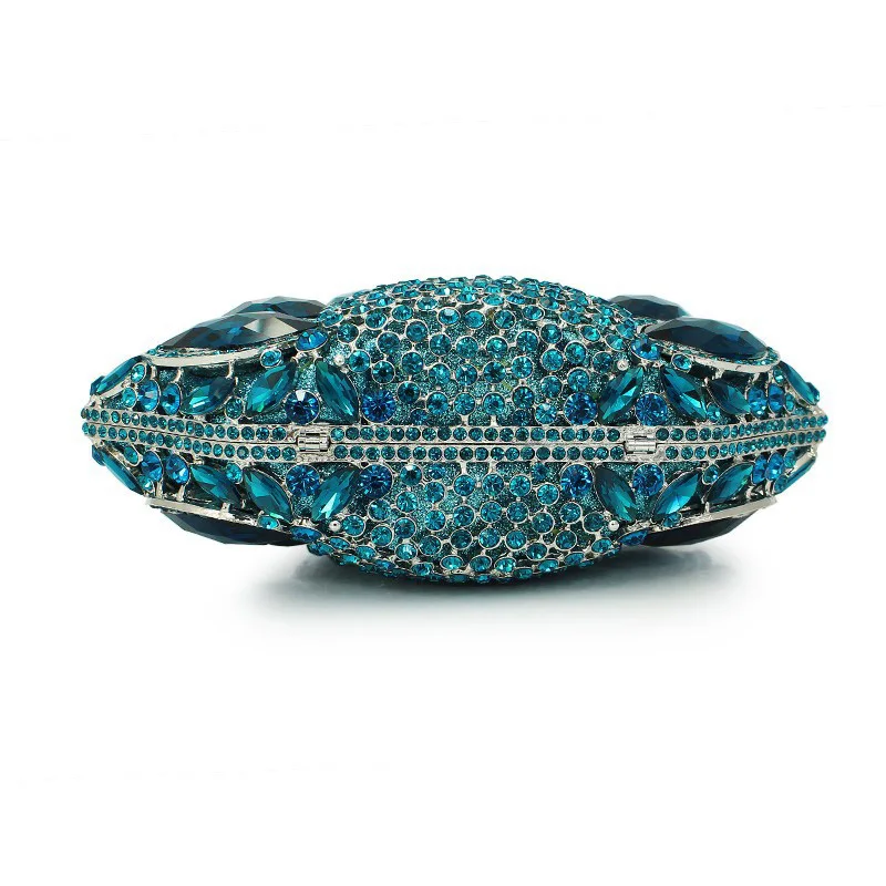 Роскошная вечерняя сумочка пчела в муху с зубчатыми стразами ручной работы