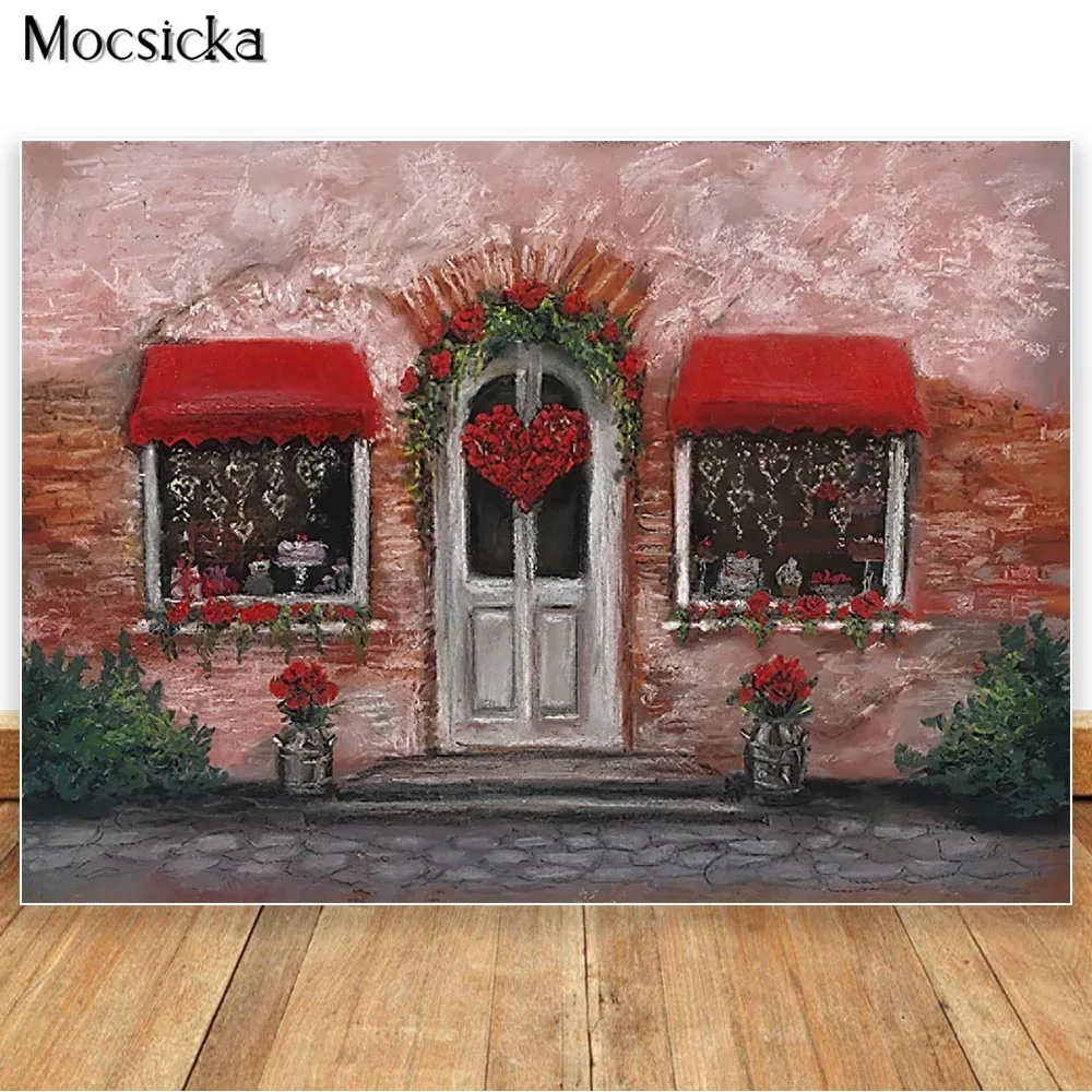 

Фон для фотосъемки с изображением Дня святого Валентина для девочек и детей