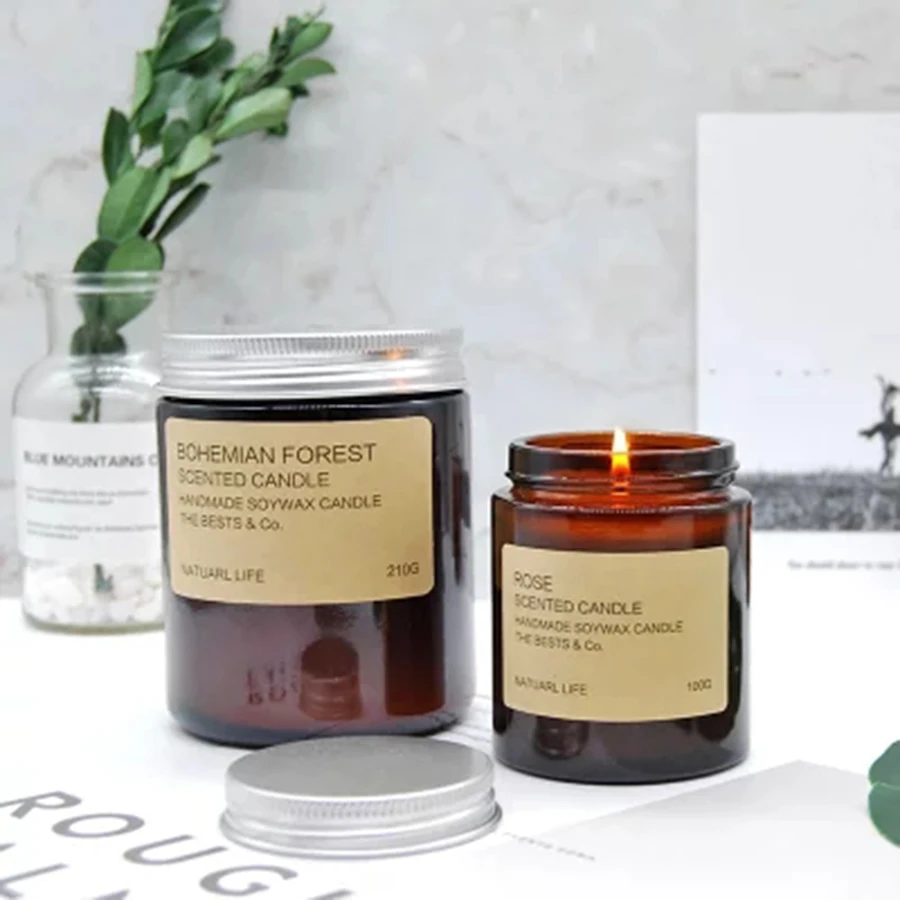 Соевые ароматические свечи для ароматерапии ароматическая свеча романтический