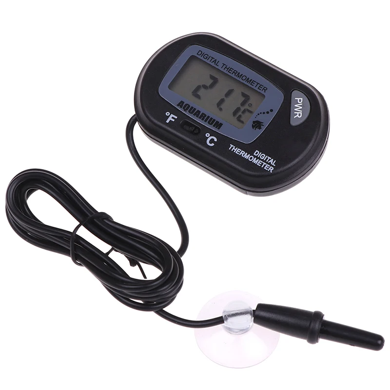 Цифровой ЖК-экран сенсор аквариумный контроллер термометра воды проводной