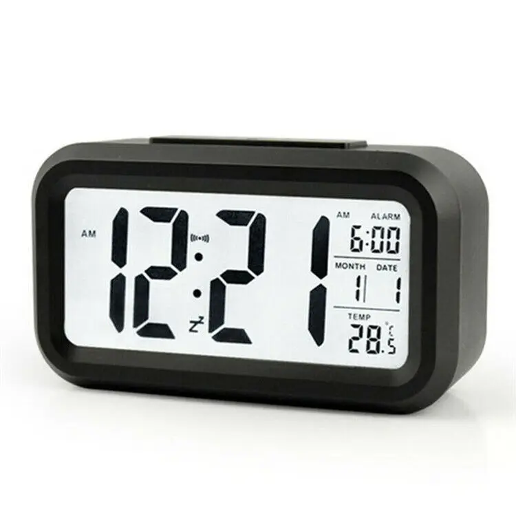 Alarm Clocks Digital Snooze LED Clock Backlight Time Calendar Thermometer Temperature | Дом и сад