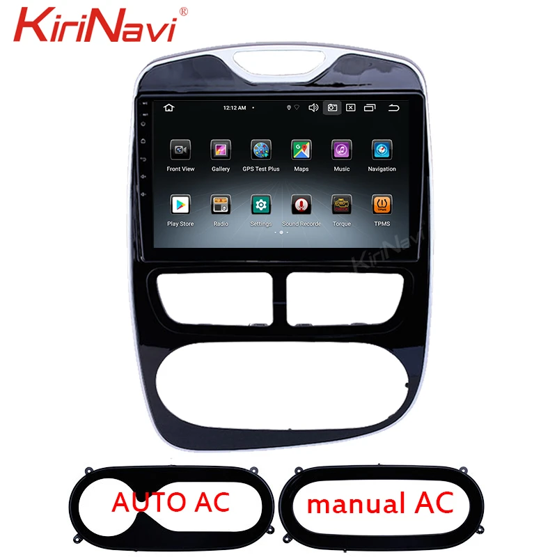 KiriNavi 10.1" Android 10.0 Auto Radio Head Unit For Renault Clio Car Dvd Multimedia Player GPS Navigation 4G Stereo 2012 + |