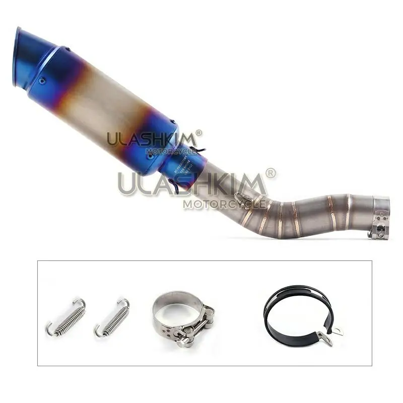 Полный цикл Системы выхлопа среднего звена трубы слипоны для suzuki GSXR1000 GSX R1000 GSXR 1000