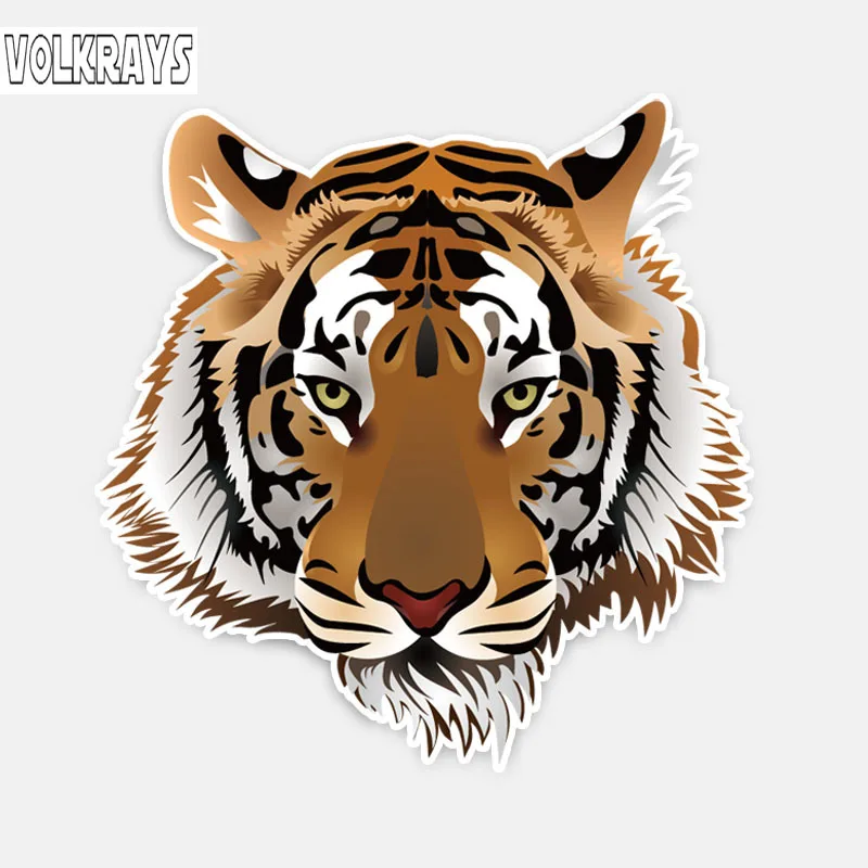 Volkrays индивидуальная Автомобильная наклейка голова тигра аксессуары