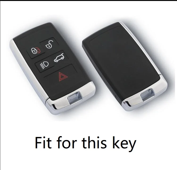 Чехол для автомобильного ключа из натуральной кожи с оцинкованным сплавом Land Rover