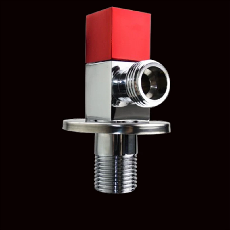 SHGO горячей латунь 3 х полосная Т адаптер угловой клапан 1 вход 2 Выход комплексный