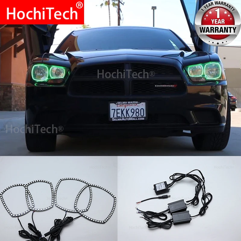 Для Dodge Charger SXT Plus 2011 2012 2013 2014 Отличный ИК контроллер многоцветный ультра яркий RGB