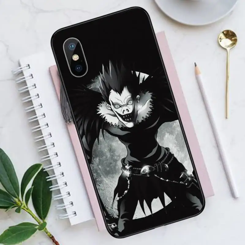 

Death Note anime manga Phone Cases for iPhone 11 12 pro XS MAX 8 7 6 6S Plus X 5S SE 2020 XR Luxury brand shell funda coque