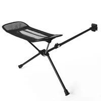 2021 hot selling outdoor folding chair footrest portable aluminum alloy beach fishing barbecue bracket leg stool