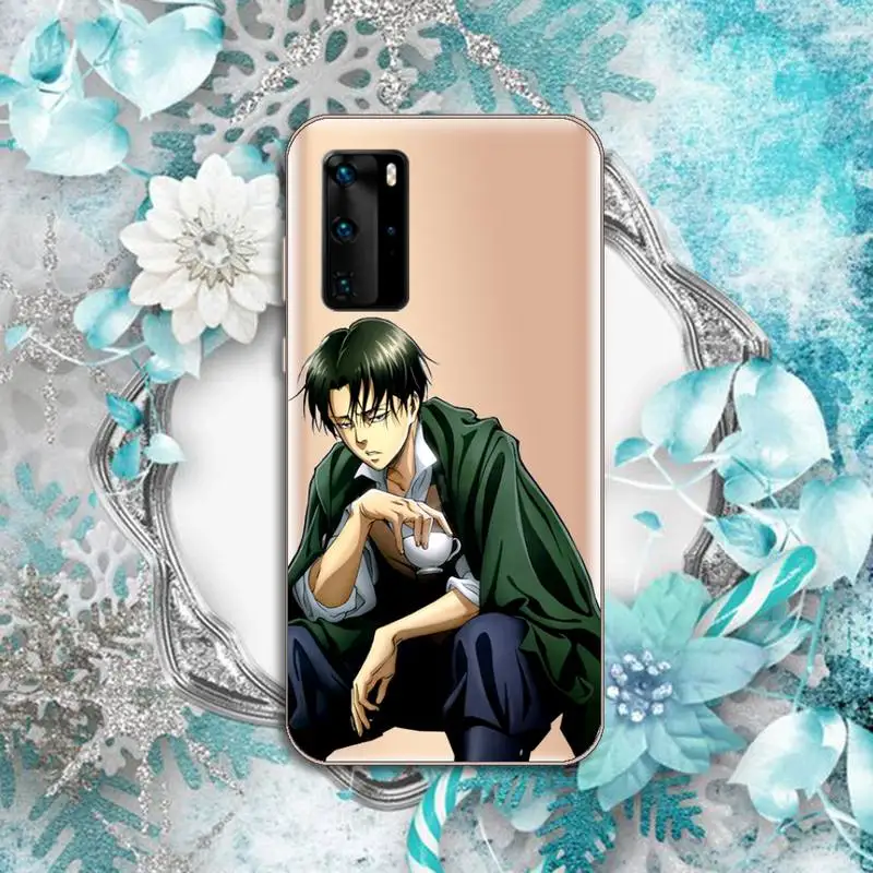 

Hot Anime Attack On Titan Phone Case Transparent for Huawei P honor 8 10i 20 30 40 smart 2019