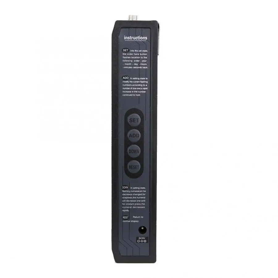 Электронные настенные часы светодиодный экран вилка европейского стандарта 110 240