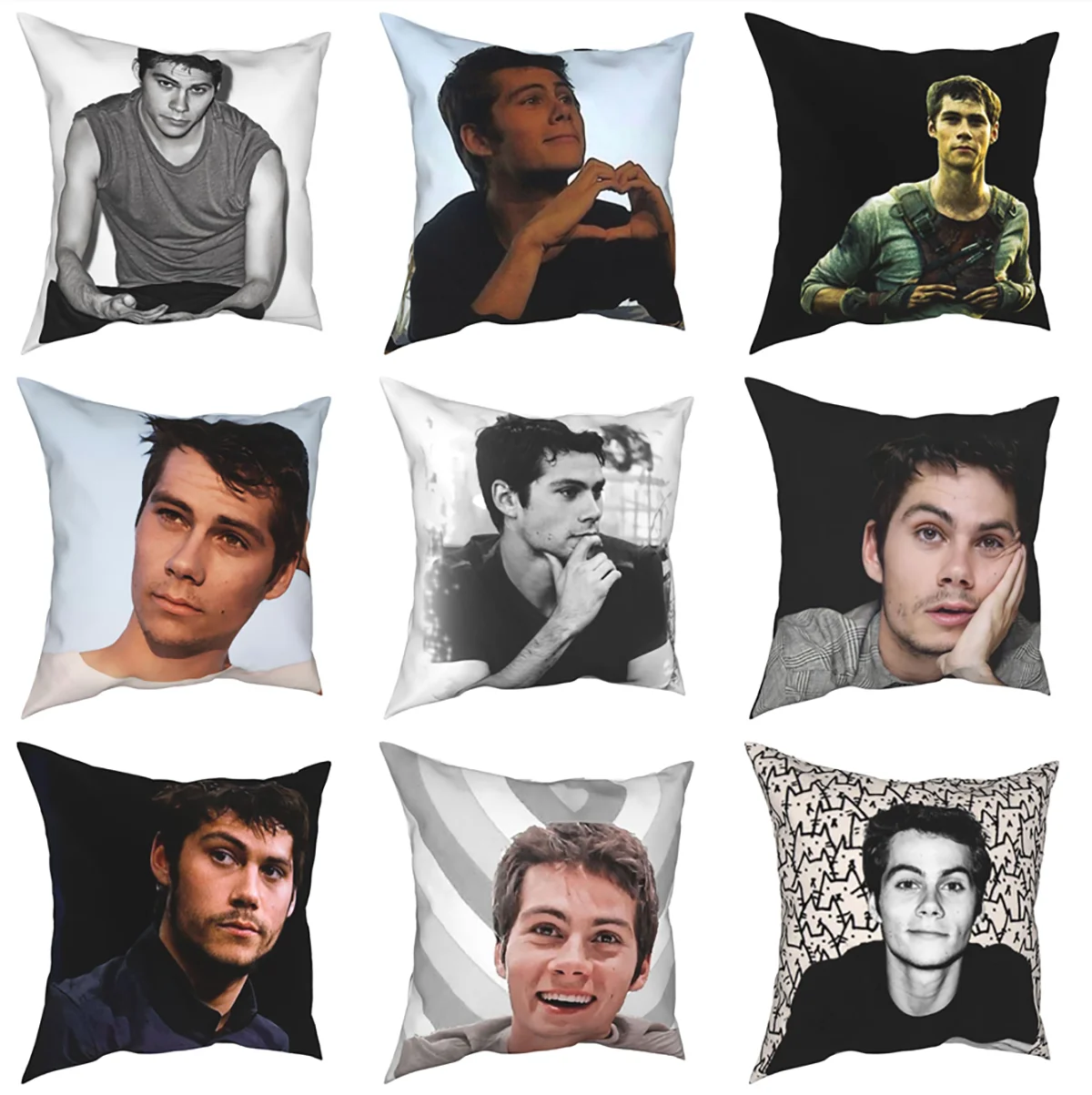 Newest Dylan O'Brien Pillowcases Home Teen Wolf Maze Runner 