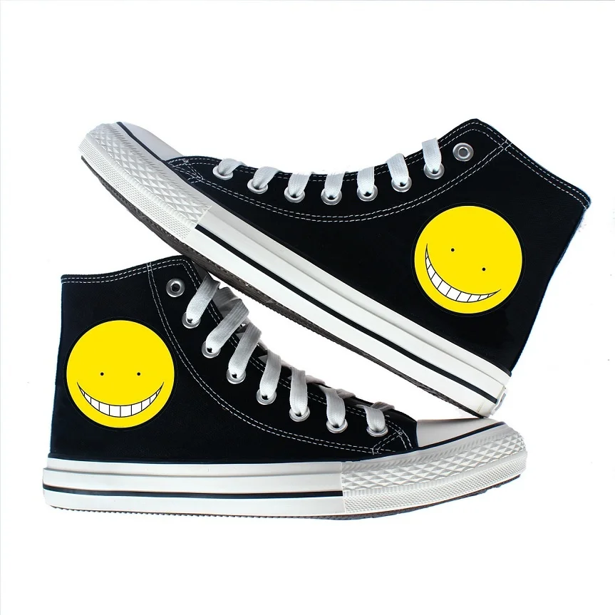 

Anime Assassination Classroom Korosensei Casual Canvas Shoes plimsolls rope soled shoes