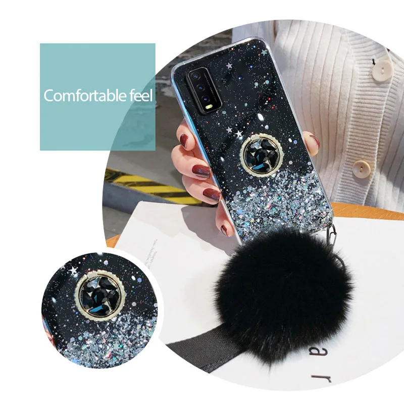 

Glitter Case For Vivo Y20 Y17 Y19 Y17 Y97 Y93 Y91 Y85 Y83 Pro U3 U20 Y5S X9 X7 Plus X50 X27 X15 Pro V17 V19 Cover Shell Capa