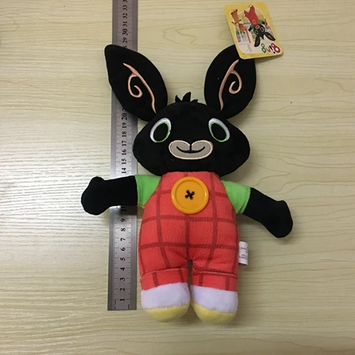 18-36 см мультфильм Bing Кролик плюшевая игрушка, Fnaf Bing друзья флоп Сула слон панда Медведь чучело животных плюшевые куклы для девочек - Цвет: 28cm button rabbit