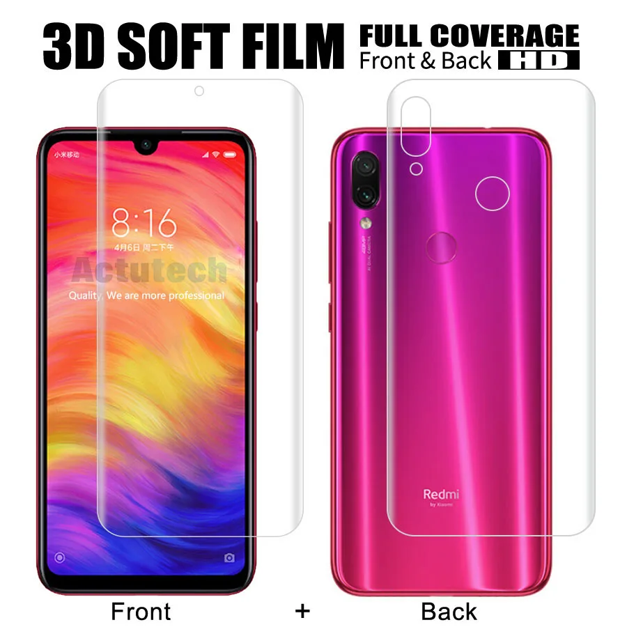 3D защитная пленка на весь экран для Xiaomi Mi 9T SE 8 A2 Lite Pocophone F1 Redmi Note 7 K20 Pro Гидрогелевая