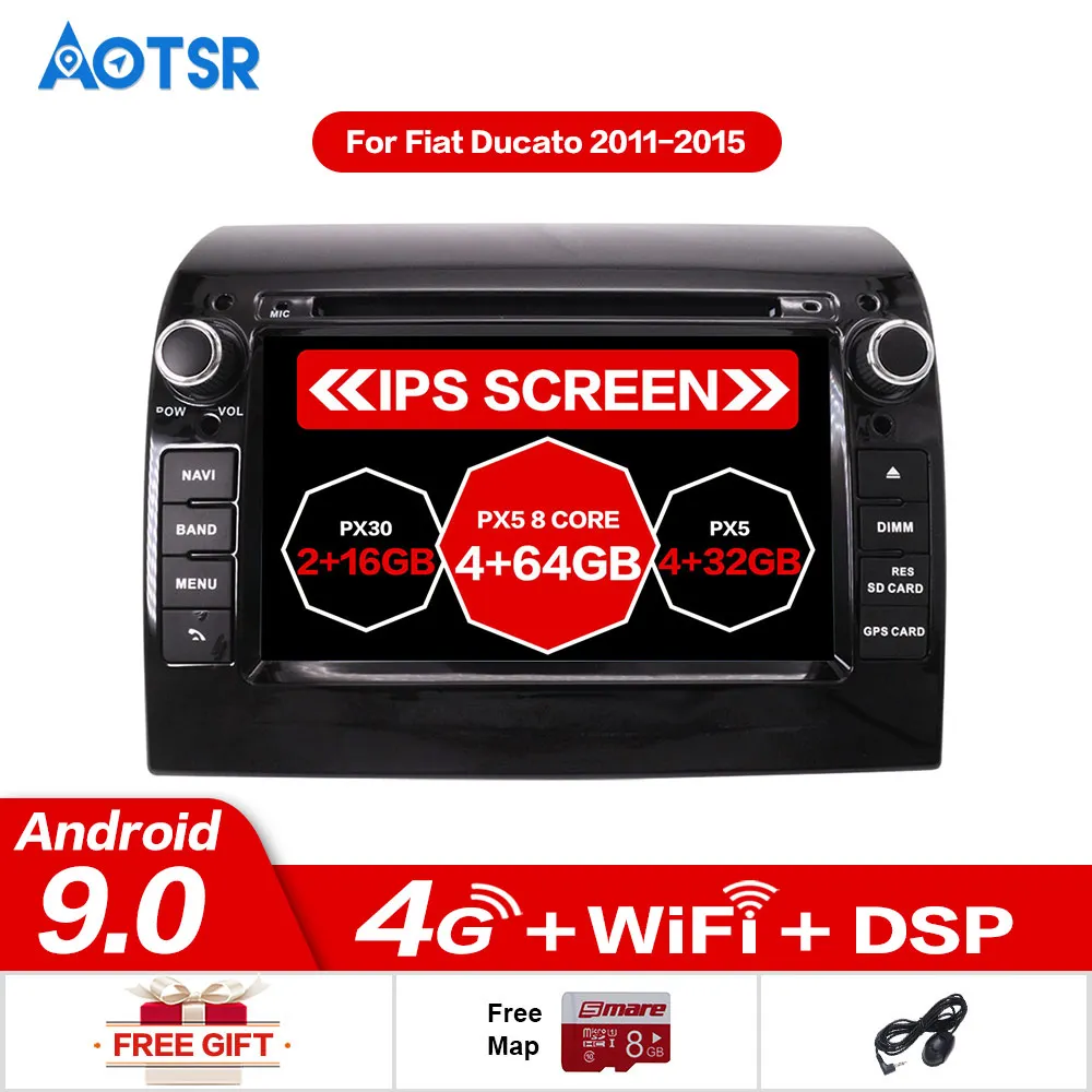 Автомобильный DVD плеер Aotsr Android 9 0 с GPS навигацией автомобильный видеоплеер