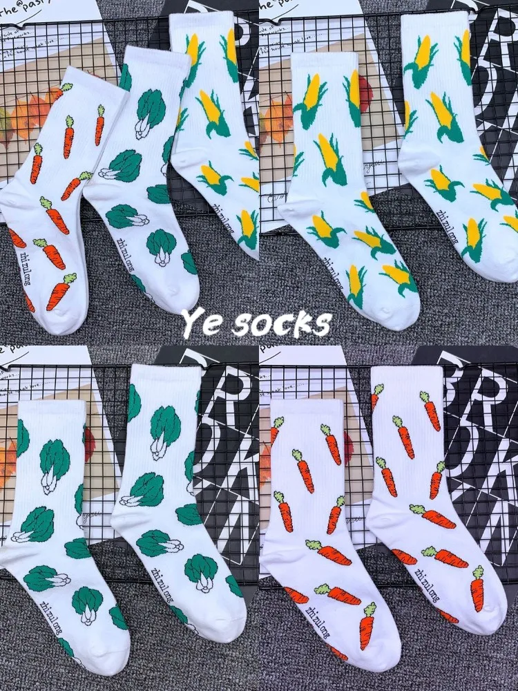 

2021 New Cotton Women's Socks Cute Girraffe Embroidery Short Socks Student Funny Animal Pattern Girls Socks Breathable