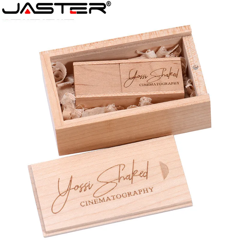USB-флеш-накопитель JASTER в деревянной коробке 64/32/16 ГБ 1 шт. | Компьютеры и офис