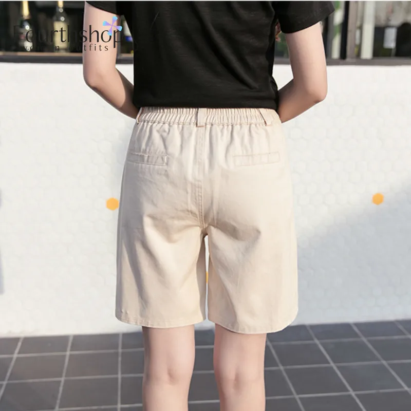 Женские джинсовые шорты повседневные свободные больших размеров S M L XL XXL XXXL с