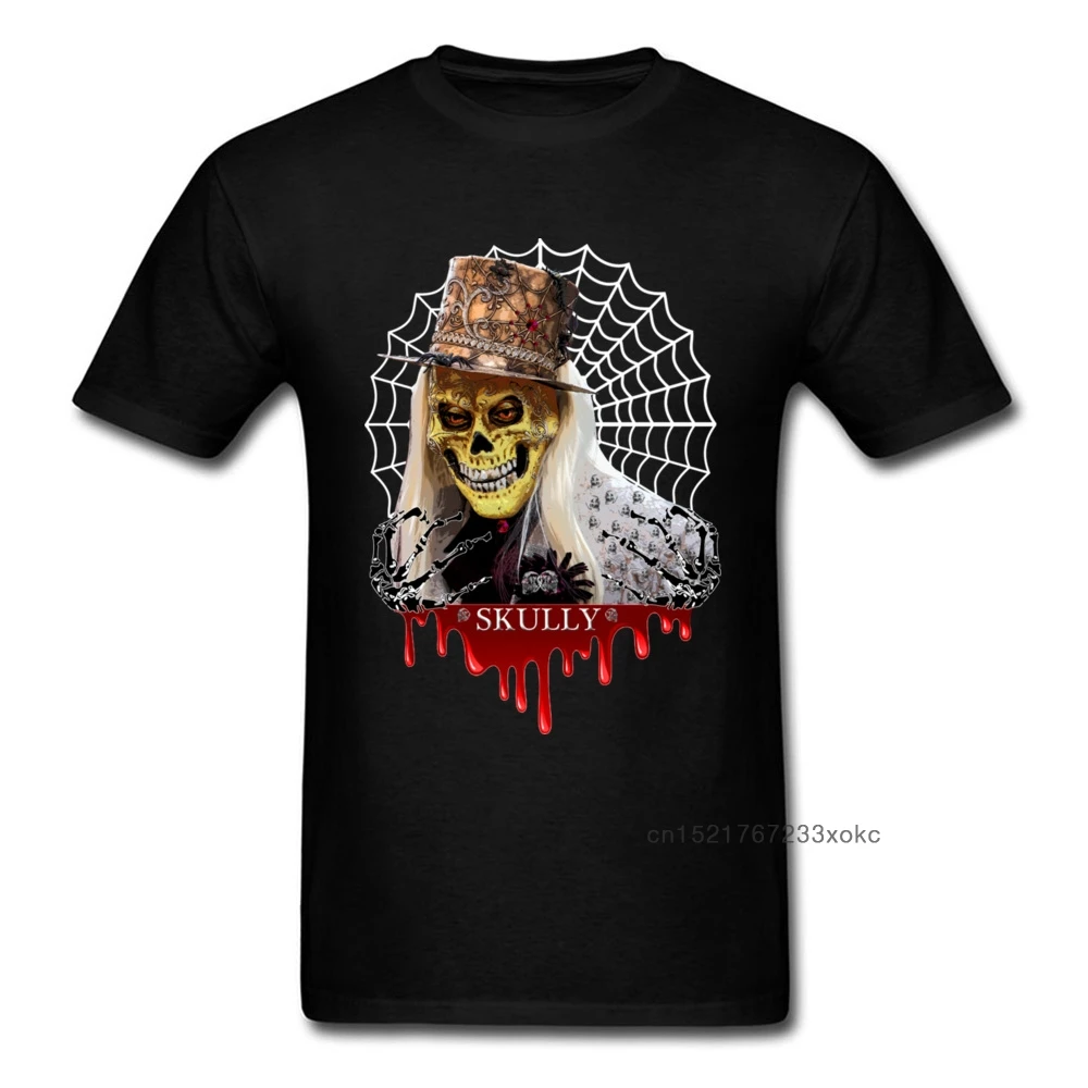 Стимпанк шик 2018 Мужская футболка My Name Is Skull Rock N Roll Man Crazy Design черная на Хэллоуин